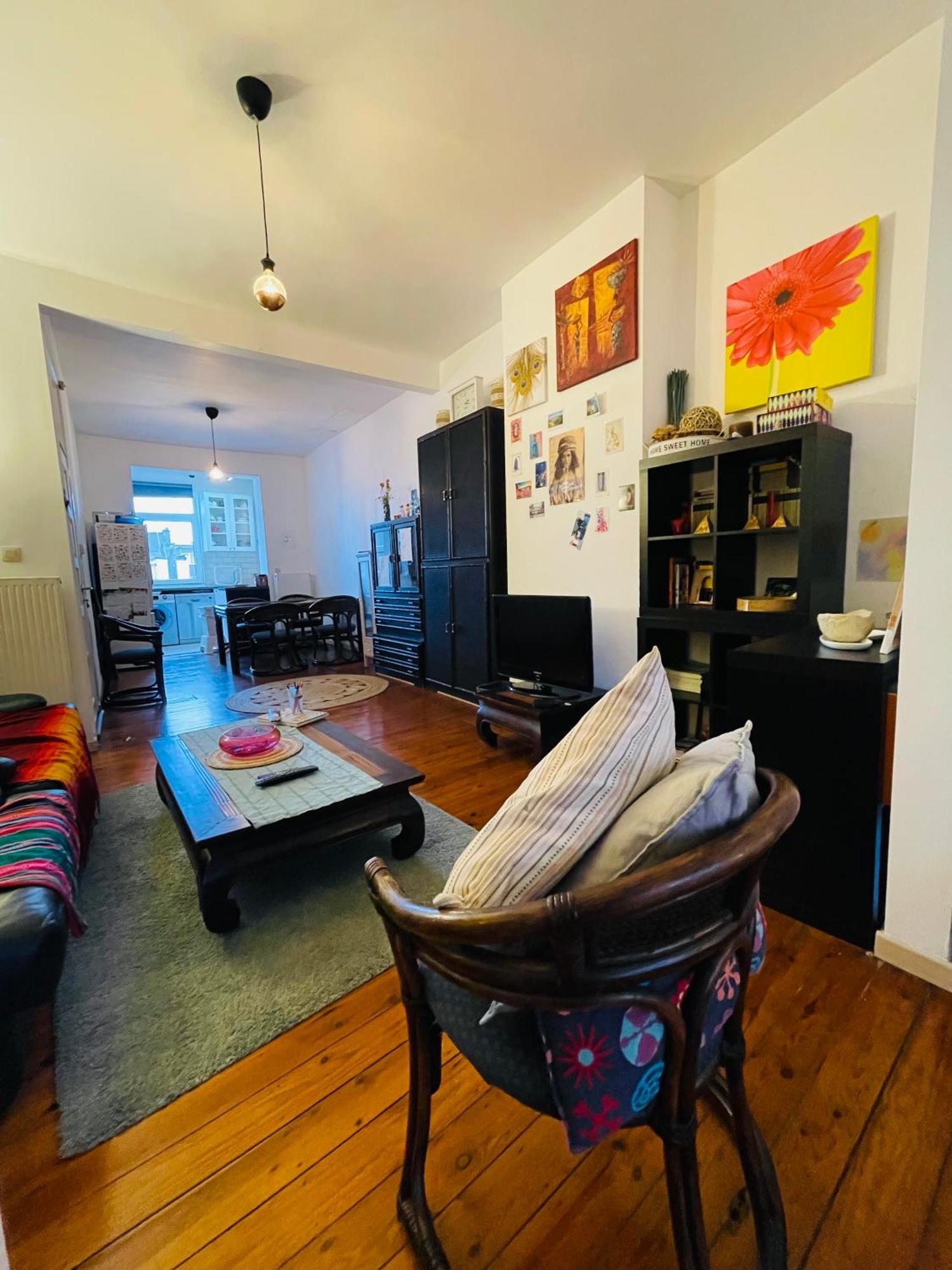 Quiet And Colorfull Flat In The Center City Of Брюксел Екстериор снимка